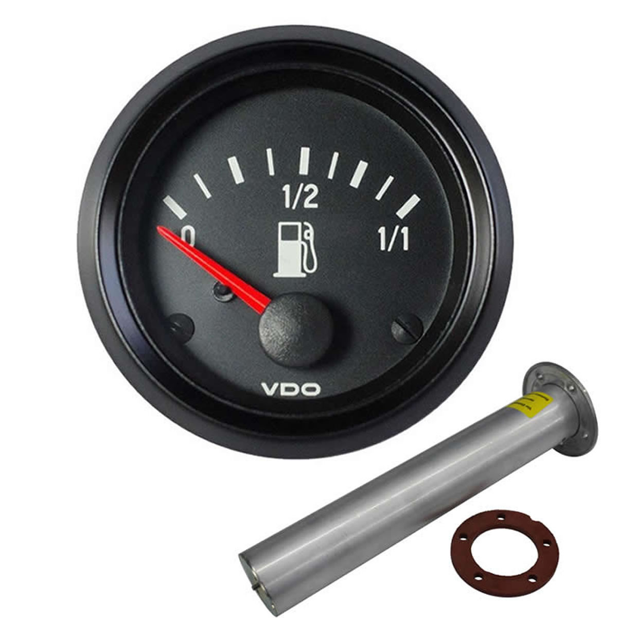 VDO Fuel level Gauge 90-0-5 tubular 52mm 12V